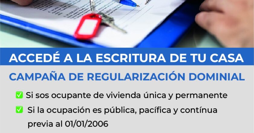 La Municipalidad de Magdalena inicia un plan de Regularización Dominial Gratuito.