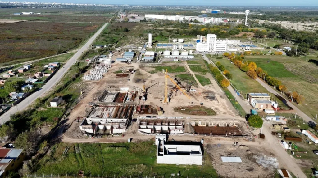 Así avanza la construcción de la nueva Planta Potabilizadora de agua para La Plata, Berisso y Ensenada