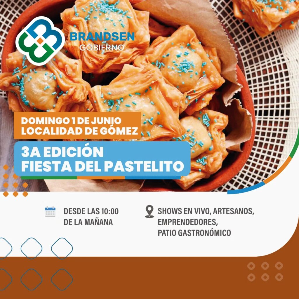 Llega la 3° Fiesta del Pastelito a Brandsen