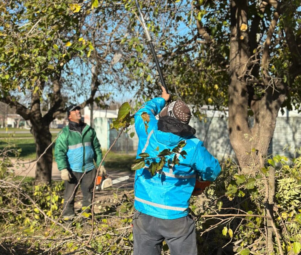 Avanzan los trabajos de mejora en barrios, rutas y espacios públicos de Brandsen