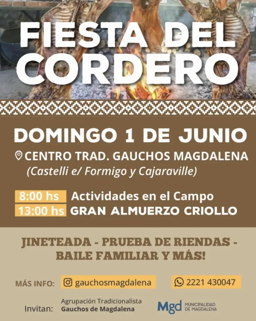 Llega un domingo a puro cordero y pachanga: arranque para Magdalena, hay fiesta