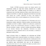 SUTEBA repudia los dichos de Jorge Pablo Cabrera por reivindicar el terrorismo de Estado