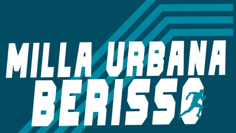 Competidores en la Milla Urbana Berisso 2025 en Av. Montevideo y calle 3
