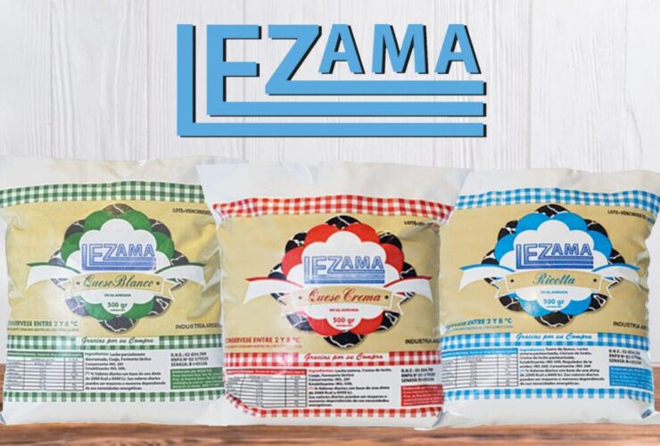 Lácteos Lezama reconocido en la Expo Brandsen 2025 por sus productos Queso Blanco y Queso Crema.