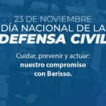 Equipo de Defensa Civil de Berisso en jornada conmemorativa por el Día Nacional de la Defensa Civil