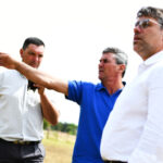 Autoridades municipales recorren el inmueble cedido al Grupo Tradicionalista de Vieytes para actividades culturales en Magdalena