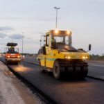 Obras del cuarto carril en la autopista Buenos Aires-La Plata