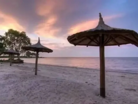 Playa de Punta Indio sobre el Río de la Plata, con arena clara, agua tranquila y entorno natural ideal para una escapada cerca de CABA.