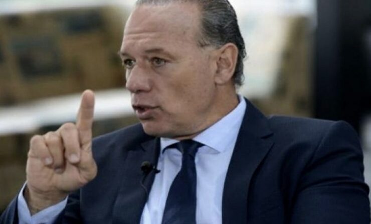 Sergio Berni senador provincial y jefe del bloque peronista en el Senado de la provincia de Buenos Aires