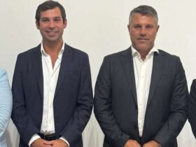 Diputados de la UCR visitan la Municipalidad de Magdalena y acompañan al intendente Lisandro Hourcade en el inicio de sesiones del Concejo Deliberante.