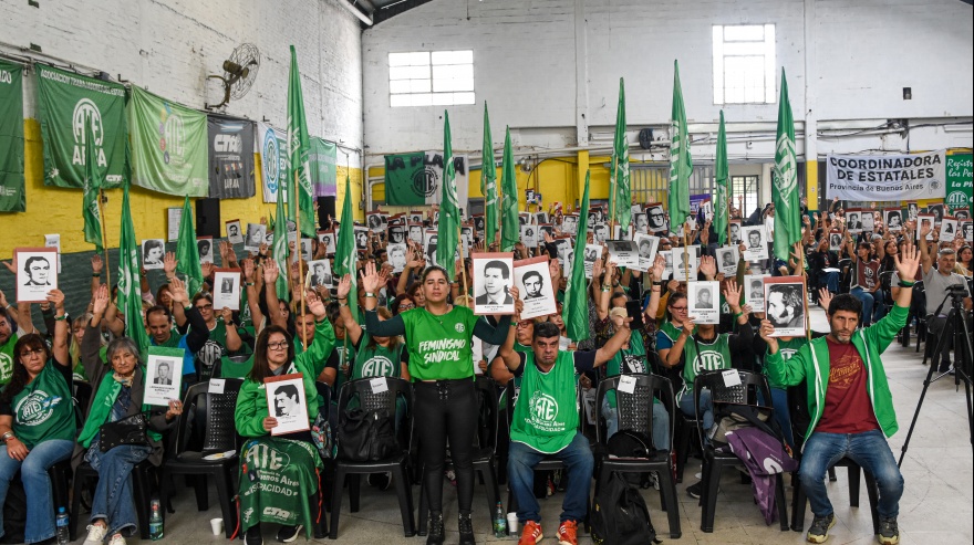 asamblea ATE La Plata trabajadores estatales reunión