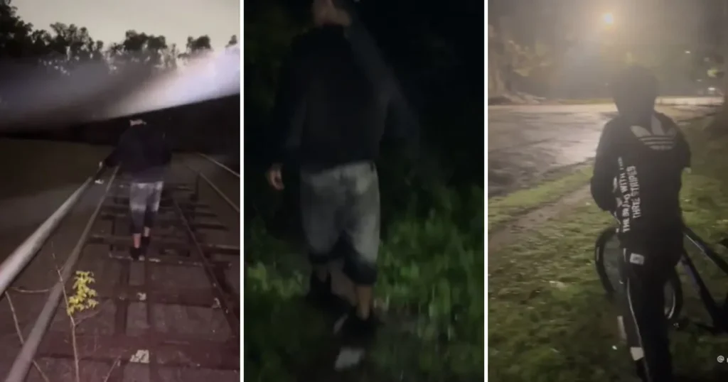 Video: un grupo de jóvenes se metió de noche al ex Zoológico de La Plata y lo subieron a sus redes