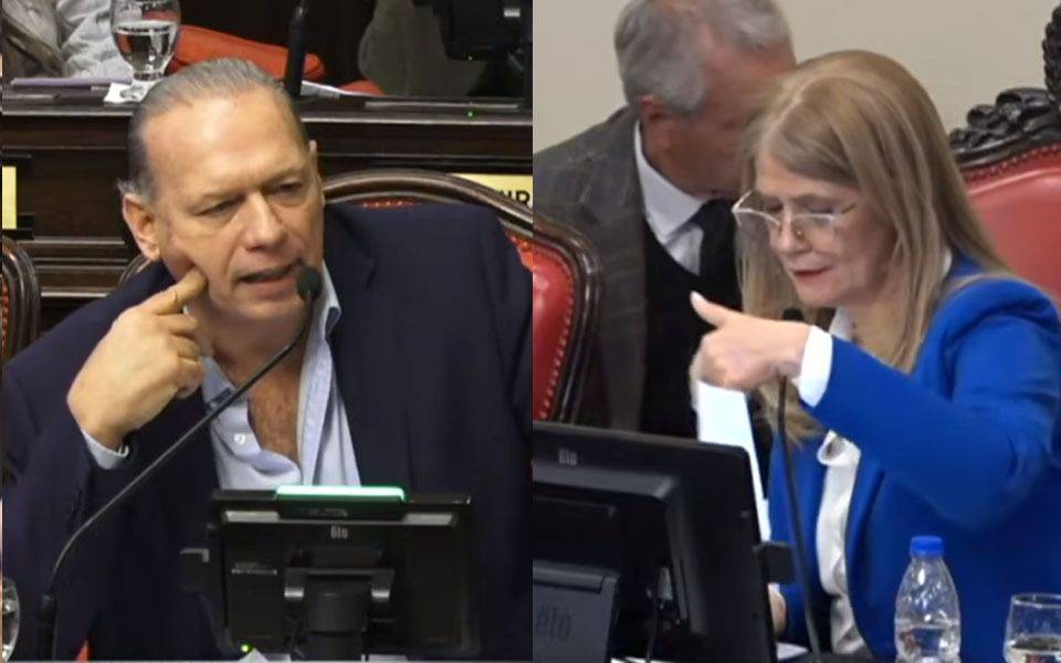 Interna peronista al rojo vivo: tenso cruce entre Verónica Magario y Sergio Berni en la primera sesión del Senad...