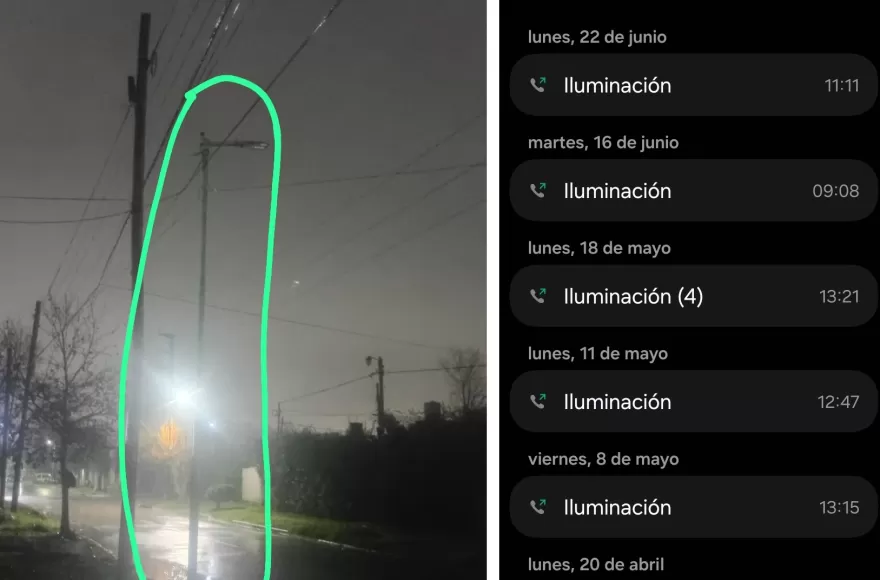 Vecinos denuncian que una luminaria lleva más de tres meses sin funcionar en Barrio Obrero