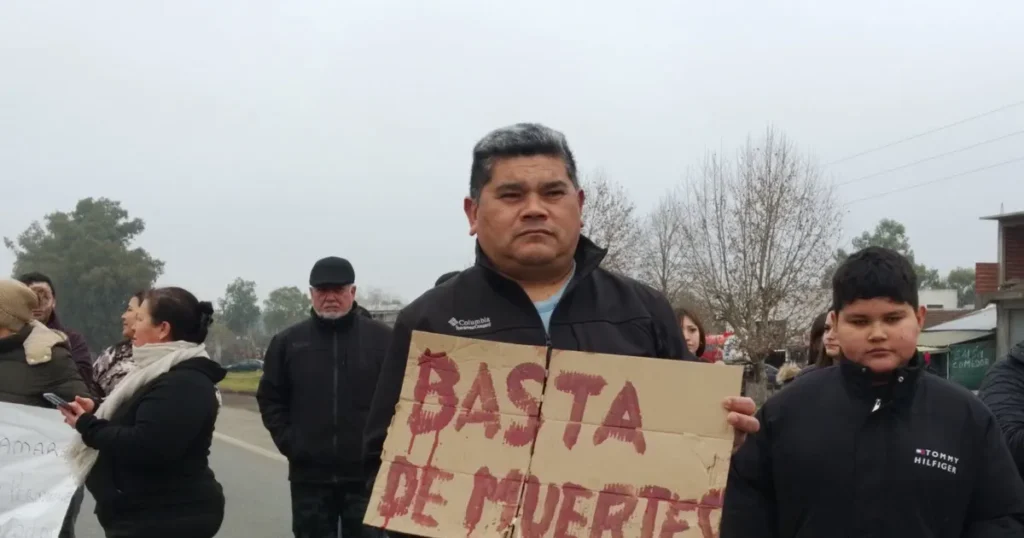 Vecinos de El Peligro harán otro corte en la Ruta 2 tras la muerte de una nena de 10 años en un choque