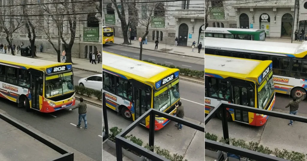 Video: un choque en pleno centro de La Plata desató un momento de furia al mejor estilo “Relatos Salvajes”