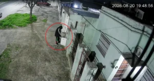 Video: robaron un medidor de gas en Tolosa y crece la preocupación por la inseguridad