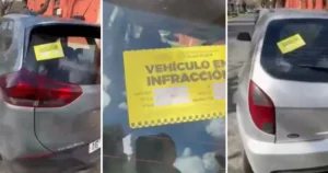 Video: sorpresa entre los vecinos del Casco Urbano de La Plata por la aparición de multas hechas de madrugada
