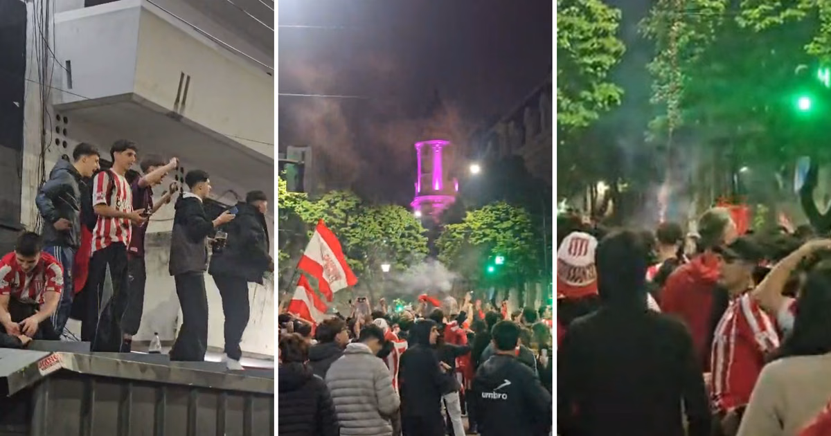 Locura Pincha en 7 y 50: los hinchas de Estudiantes coparon La Plata tras la hazaña en Brasil
